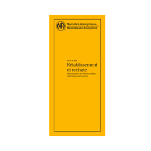 Rétablissement et rechute(Paquet de 10)
